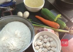 丝瓜面疙瘩汤的做法图解1