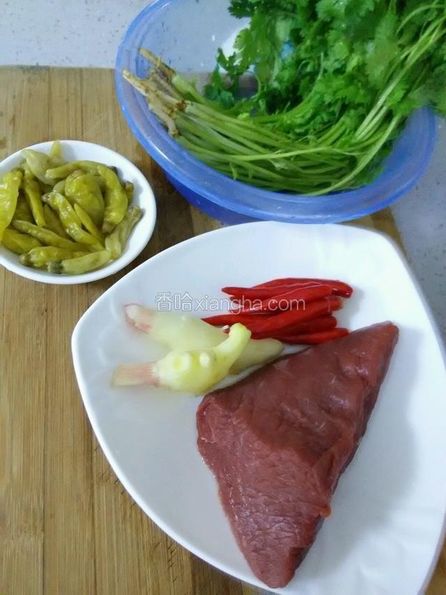 准备好所需食材
