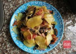 广式腊肠耗油莴笋的做法图解9