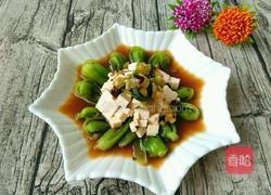 油菜豆腐约会的做法图解6