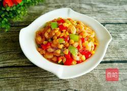 玉米粒炒虾仁的做法图解9