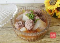 羊肉丸子氽冬瓜的做法图解7