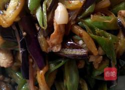 肉丝炒豆角茄子的做法图解5