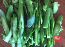 蒜香芥兰的做法图解1