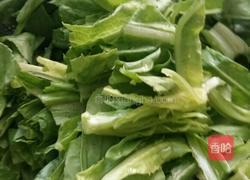 炒油麦菜的做法图解1