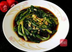 蒜香蚝汁油麦菜的做法图解6