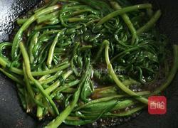 蒜香蚝汁油麦菜的做法图解4