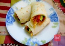 鸡蛋三丝卷饼的做法图解12