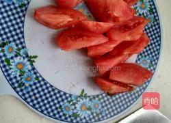 西红柿炒有机菜花的做法图解2
