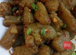 香煎魔芋丁的做法图解5