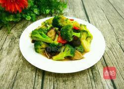 香菇炒西蓝花的做法图解13