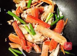 香炒蟹腿的做法图解3
