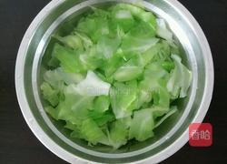 爆炒火腿圆白菜的做法图解3