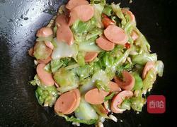 爆炒火腿圆白菜的做法图解11
