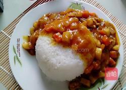 咖喱鸡肉盖浇饭的做法图解7