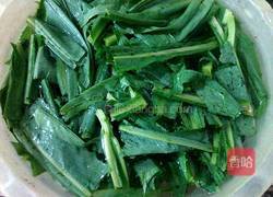 苦麦菜豆角汤的做法图解3