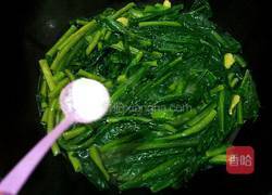 苦麦菜豆角汤的做法图解6