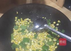 青椒炒玉米的做法图解5