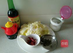 炝莲白的做法图解1