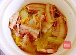 砂锅炖五花肉冻豆腐娃娃菜的做法图解9