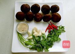 蒜蓉孜然烤香菇的做法图解1