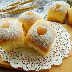 淡奶油爱心小面包的做法[图]