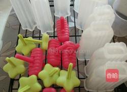 蜜豆牛奶冰棒的做法图解3