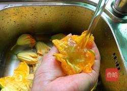 南瓜花酿肉的做法图解6