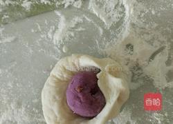 紫薯花馒头的做法图解6