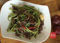 番薯梗炒牛肉的做法图解10