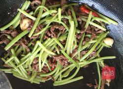 番薯梗炒牛肉的做法图解8