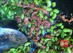 豆米炒肉丝的做法图解3