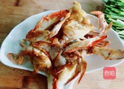 葱姜炒梭子蟹的做法图解5