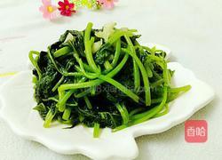 蒜蓉炒红薯叶的做法图解6