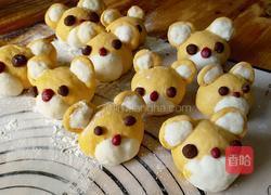 小熊南瓜馒头的做法图解16