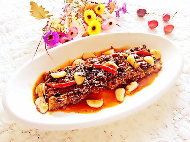 豆豉烧带鱼