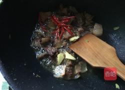 蒜苔炒腊肉的做法图解7