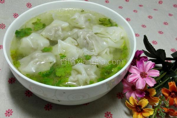 鸽子汤馄饨