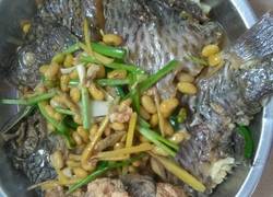 黄豆焖福寿鱼