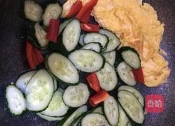 黄瓜鸡蛋的做法图解4