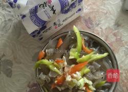 青椒调红薯粉皮的做法图解3