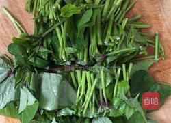 蒜香地瓜叶的做法图解2