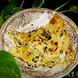 马齿苋蒜香鸡蛋饼的做法[图]