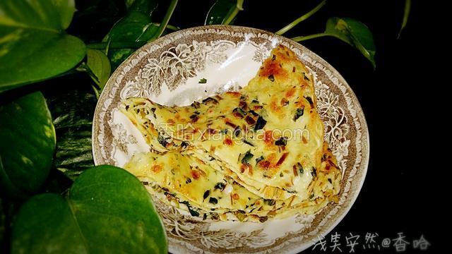 马齿苋蒜香鸡蛋饼