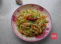 炝拌卷心菜的做法图解5