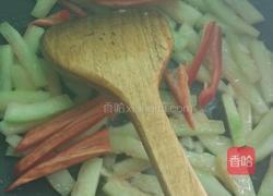 西瓜皮炒猪肝的做法图解5