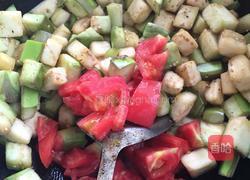 青椒 番茄炖茄子的做法图解4