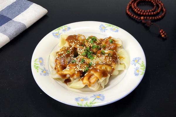 花生酱冷馄饨