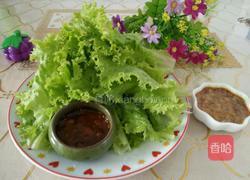 生菜两吃（蘸酱蒜泥）的做法图解8