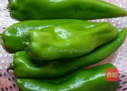 辣椒酿肉的做法图解1